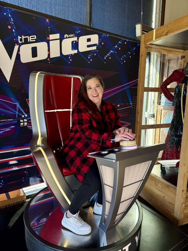 Voice Chair at Reba's Place in Atoka, OK